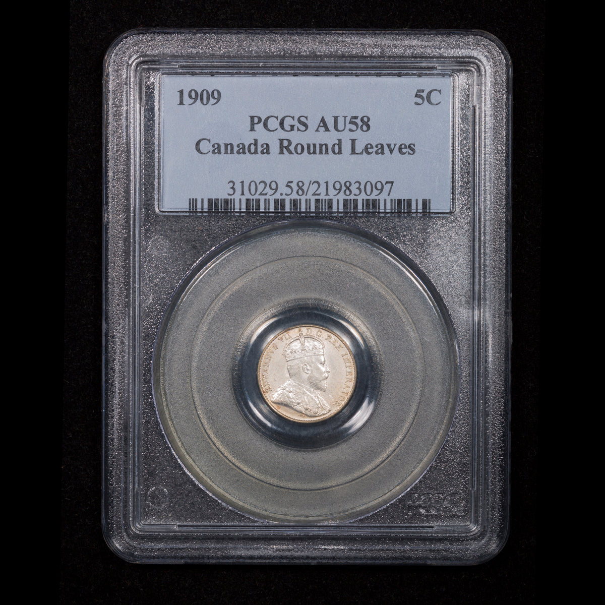 5 Cent 1909 RL Bow PCGS AU-58