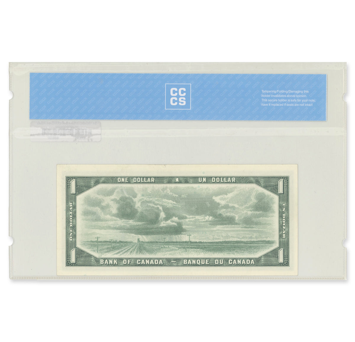 $1 1954 Modified Series BC-37bA-i Replacement Beattie-Rasminsky Prefix *A/F PMG CUNC-64 EPQ