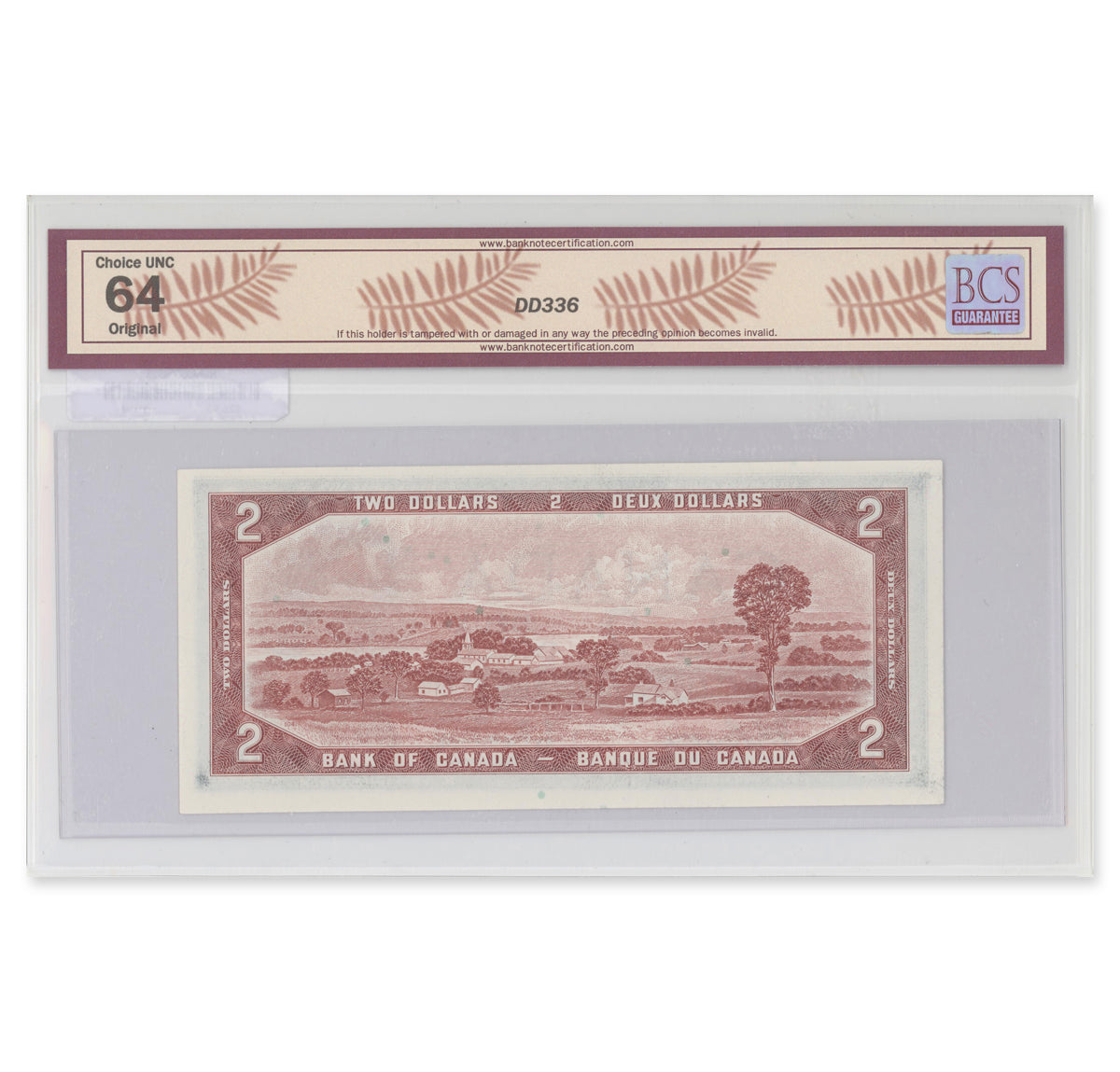 $2 1954 Modified Series BC-38bA Replacement Beattie-Rasminsky Prefix *B/B BCS CUNC-64 Original