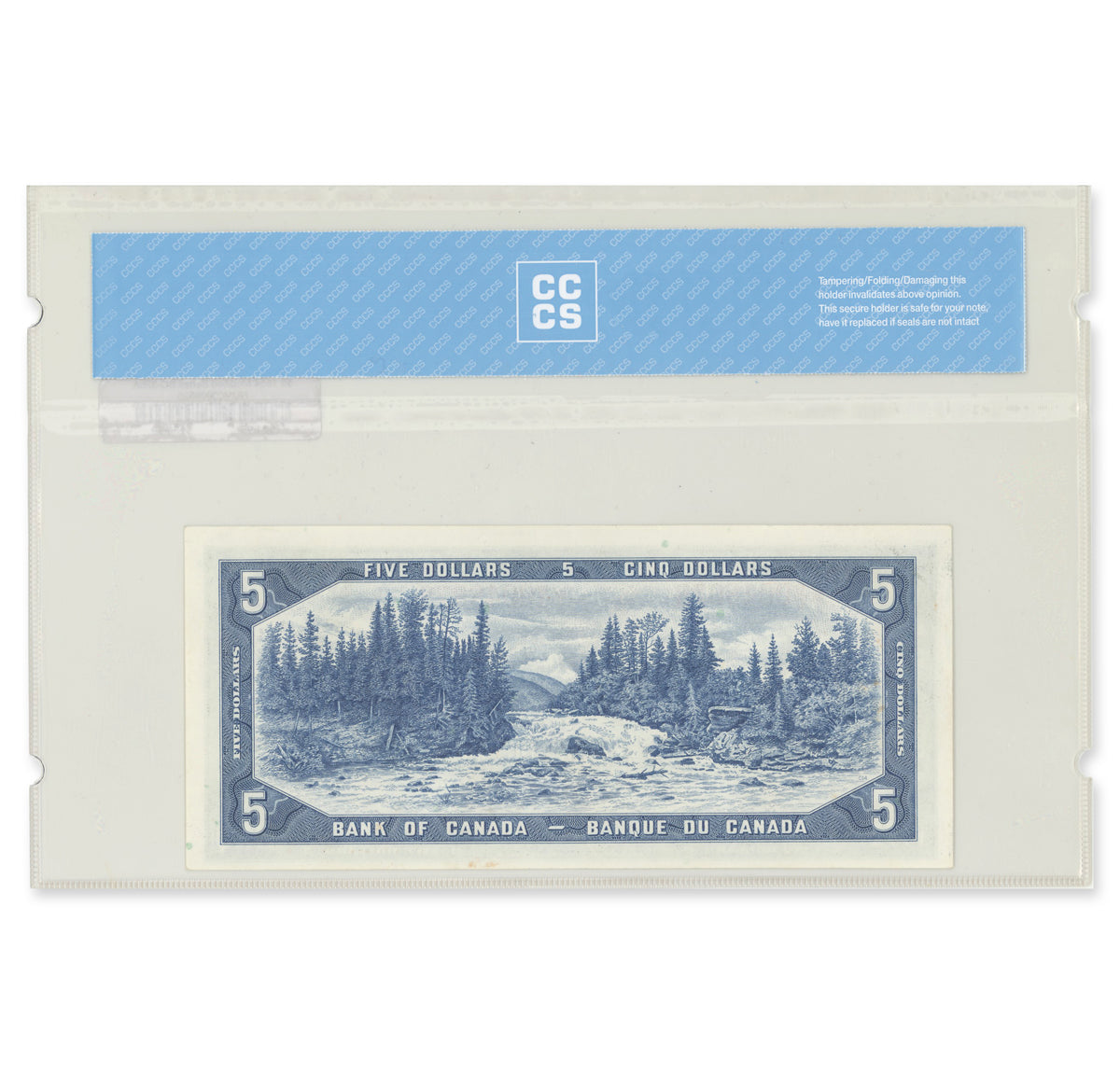 $5 1954 Modified Series BC-39bA Replacement Beattie-Rasminsky Prefix *R/C CCCS CUNC-64