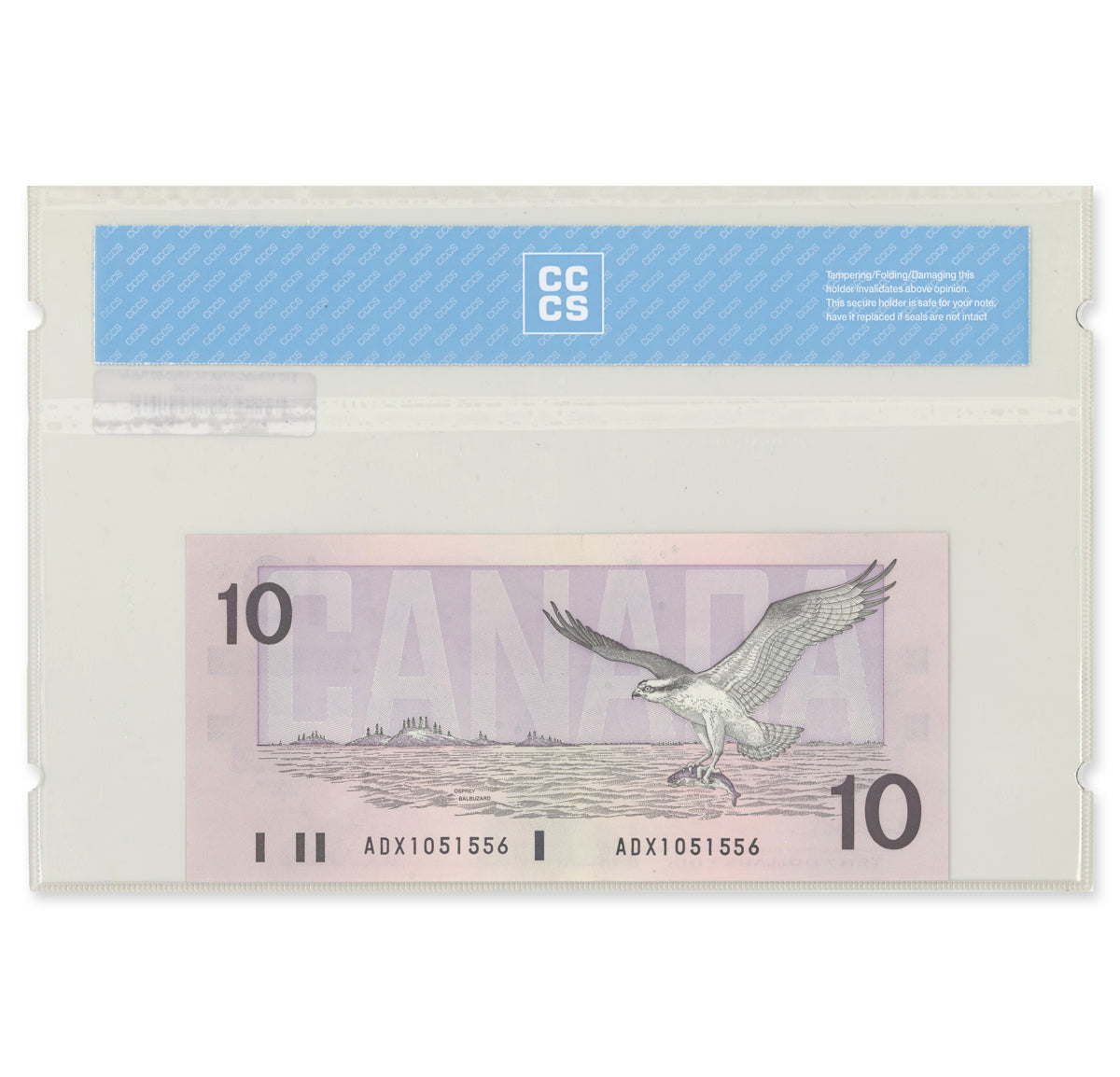 $10 1989 BC-57aA Replacement Thiessen-Crow Prefix ADX CCCS UNC-60