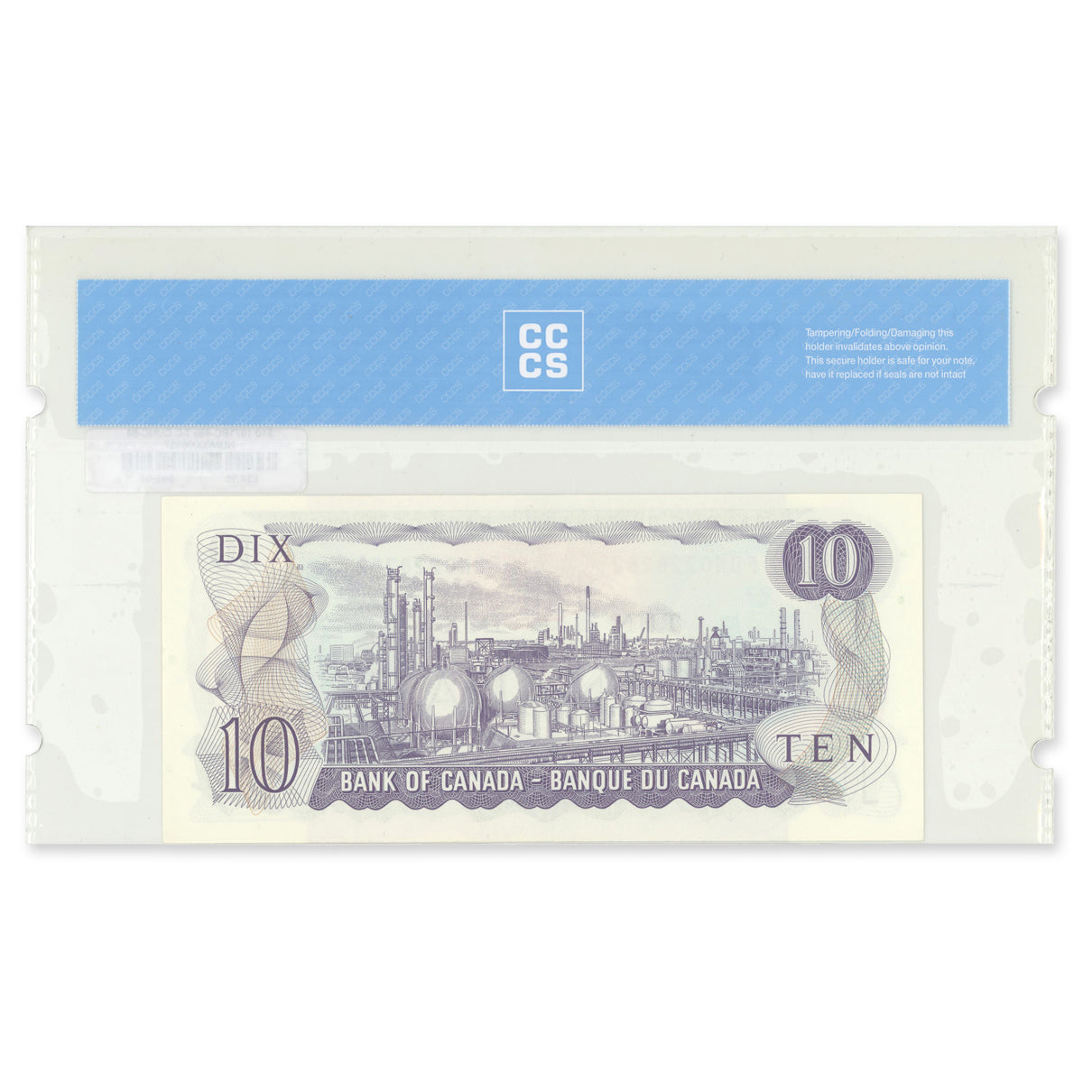 $10 1971 BC-49e Thiessen-Crow Prefix FDN CCCS CUNC-64