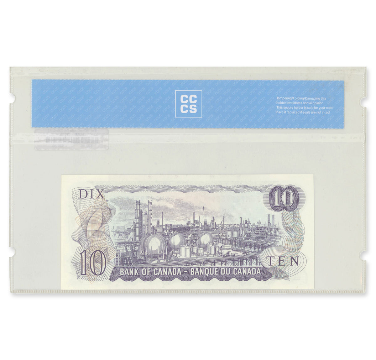 $10 1971 BC-49e Thiessen-Crow Prefix FDM CCCS CUNC-63