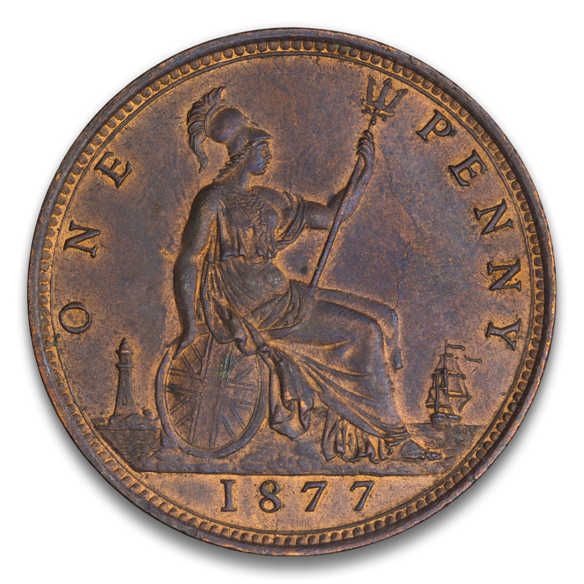 Great Britain Base 1 Penny 1877
