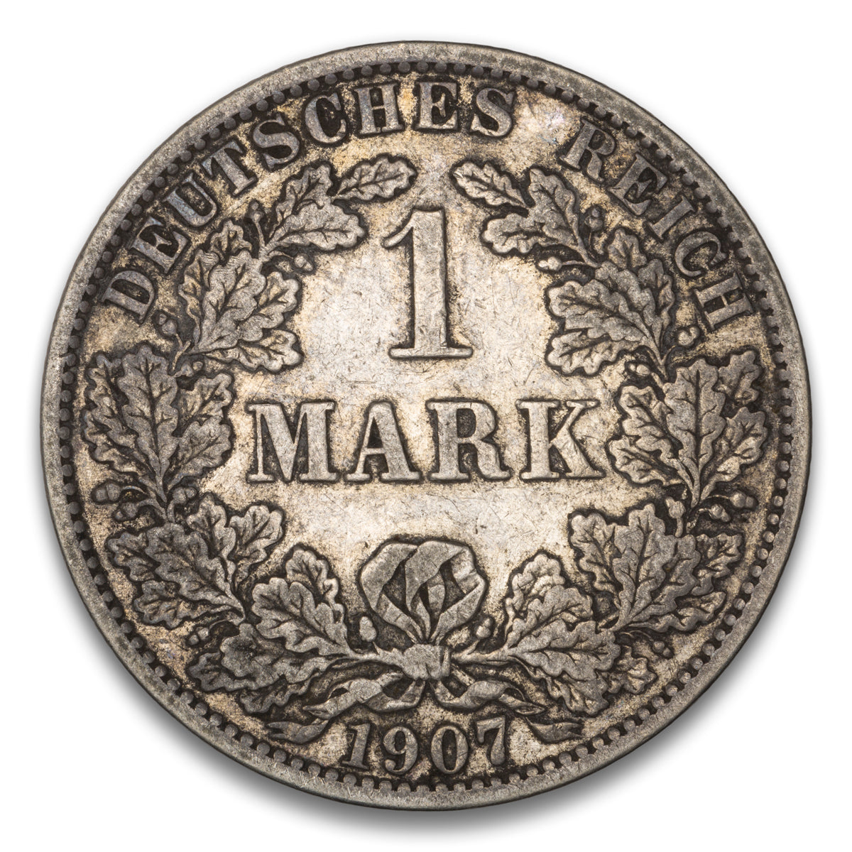 Germany Silver 1 Mark 1907 A