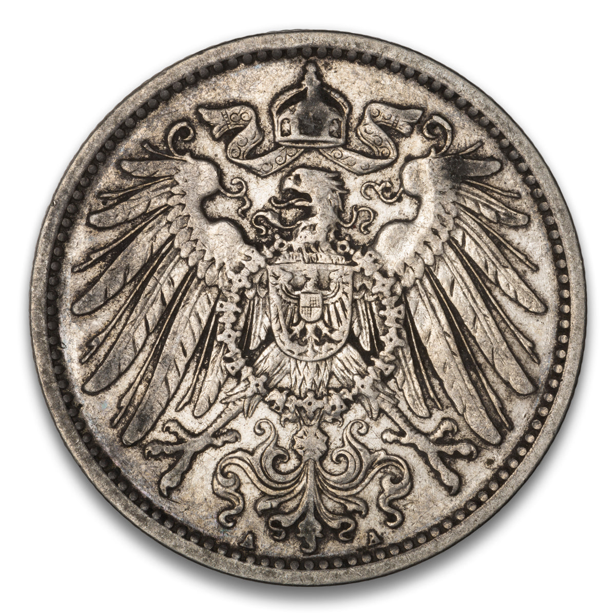 Germany Silver 1 Mark 1907 A