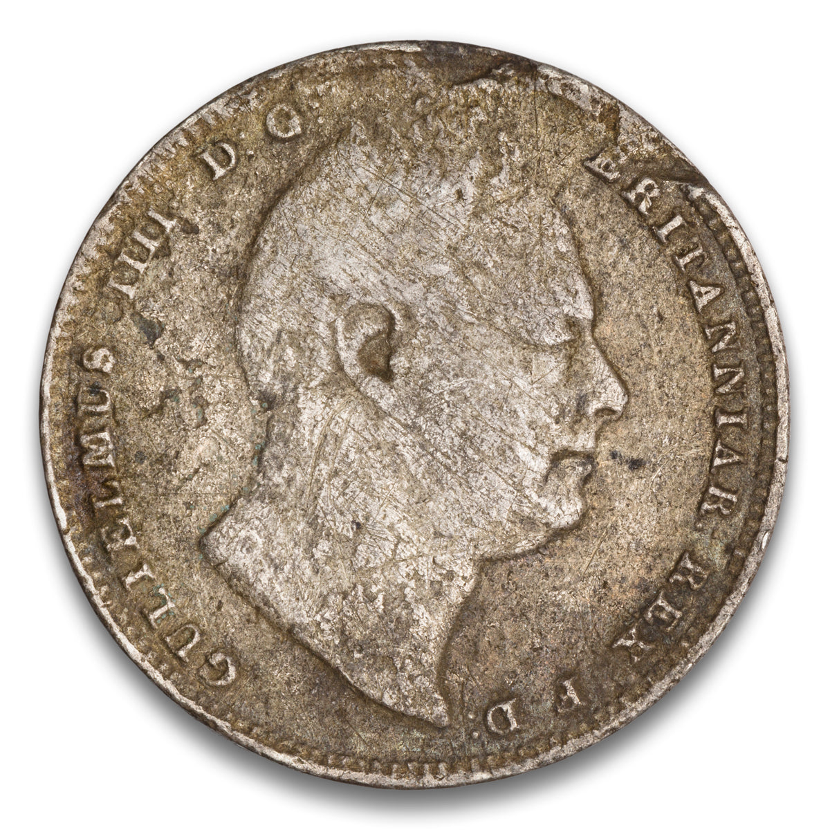British Guiana Silver 1/2 Guilder 1836