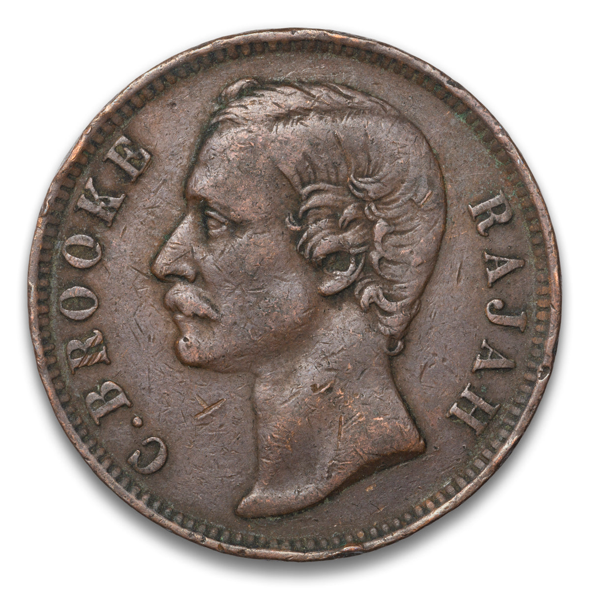 Sarawak 1 Cent Base 1882
