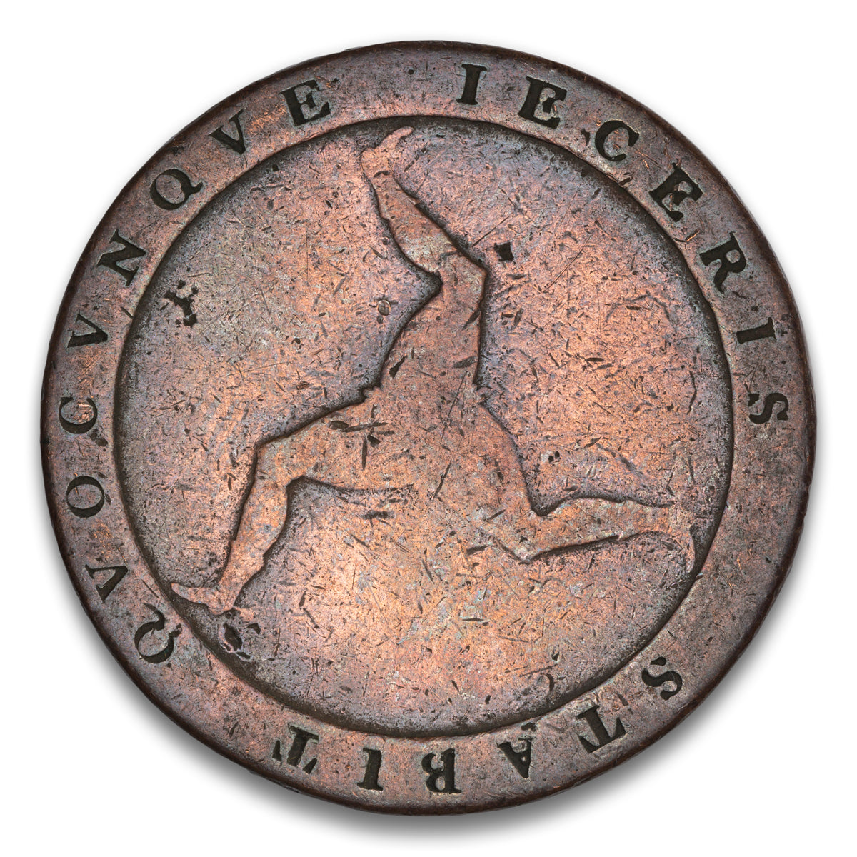 Isle of Man Base 1 Penny 1813