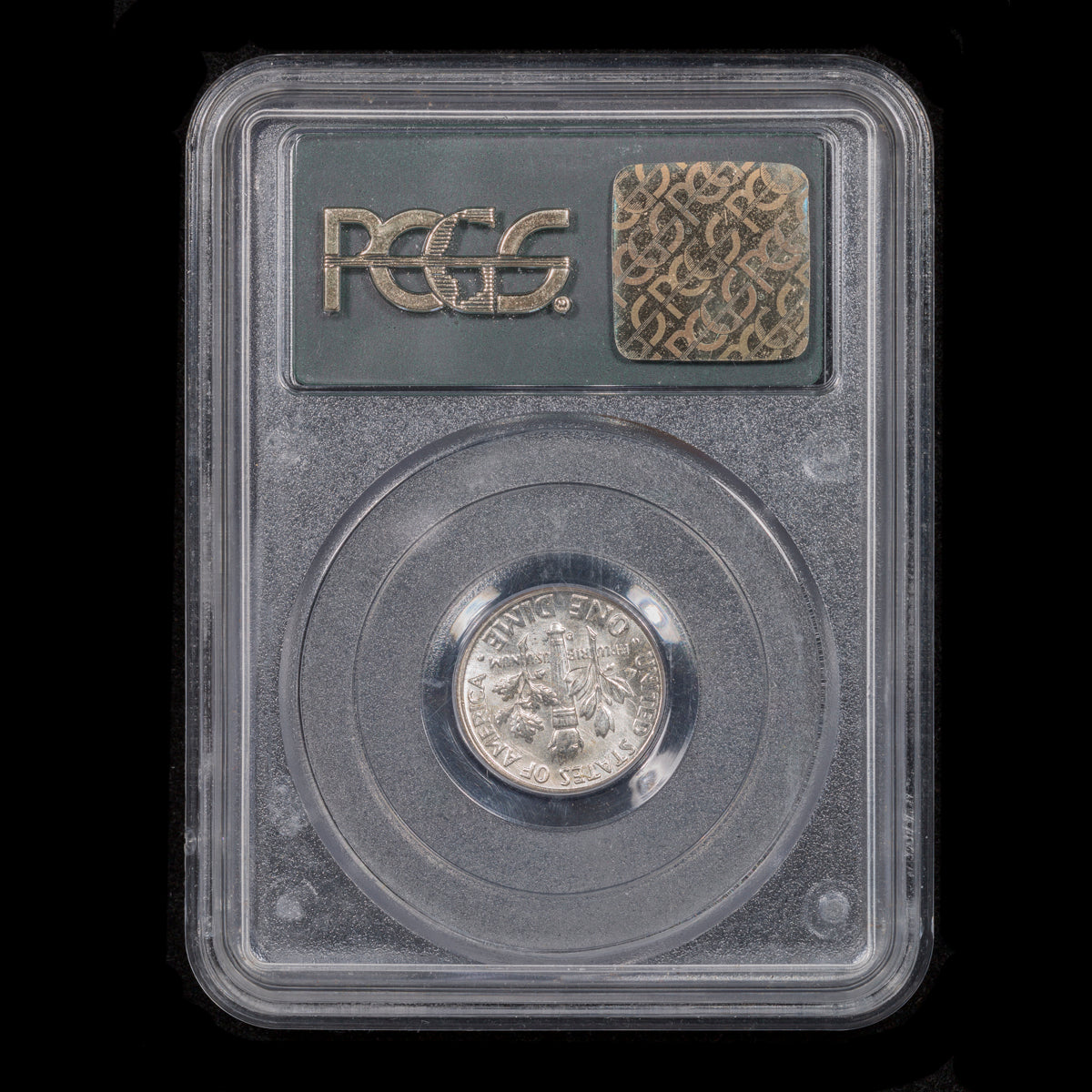 US 10 Cent 1963D Generation 2.2 OGH Sample Slab PCGS MS-65 Generation 2.2 OGH Sample Slab