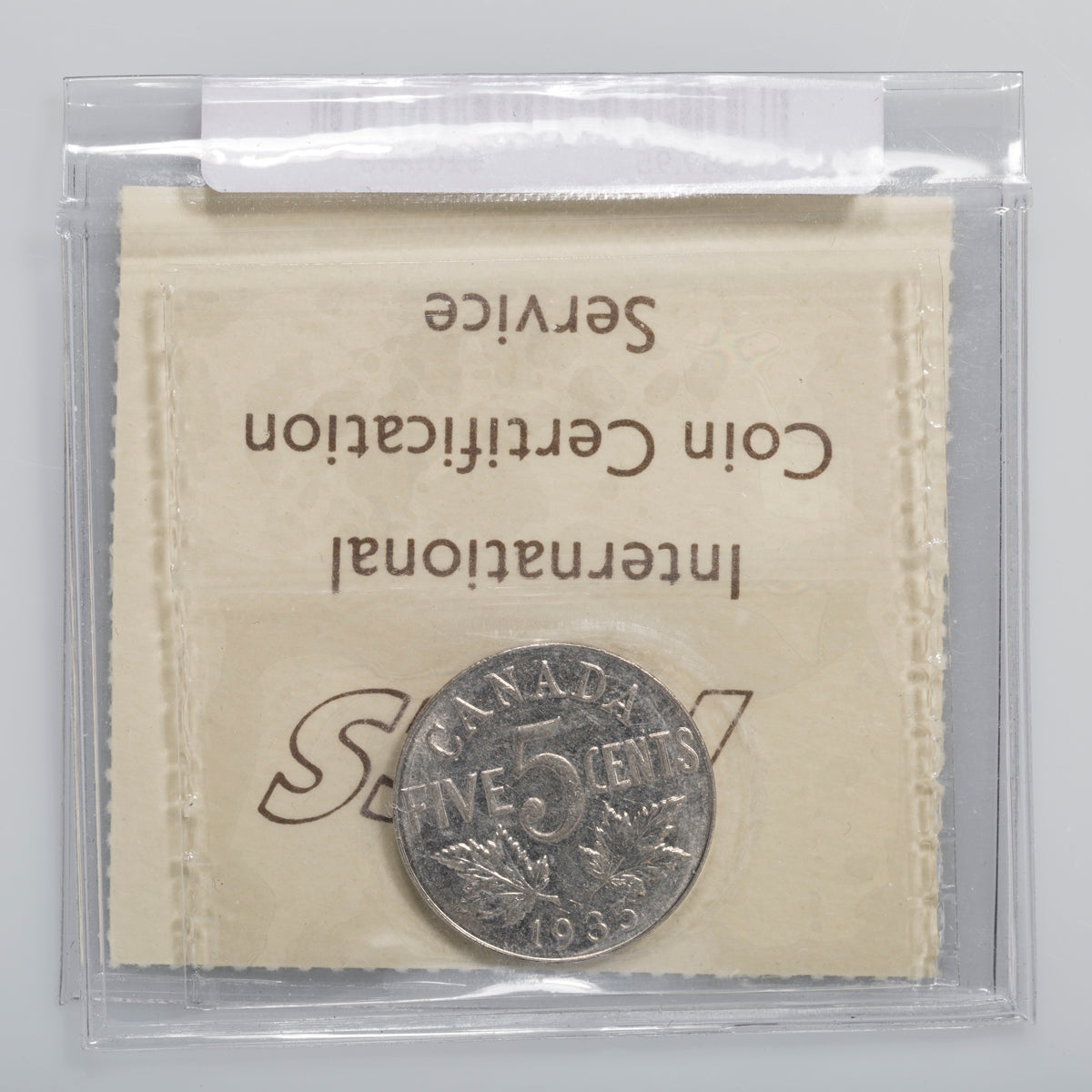 5 Cent 1935 ICCS AU-55