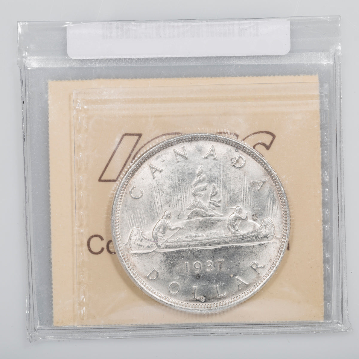 $1 1937 ICCS MS-63
