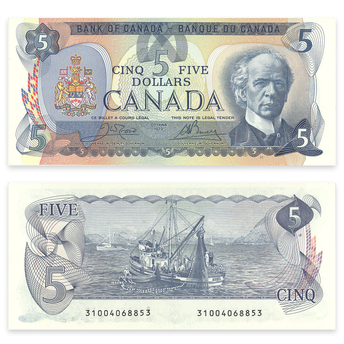 $5 1979 BC-53bA Replacement Crow-Bouey VF-30