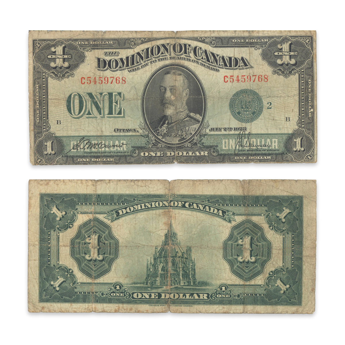 $1 1923 DC-25j McCavour-Saunders Prefix C G-6