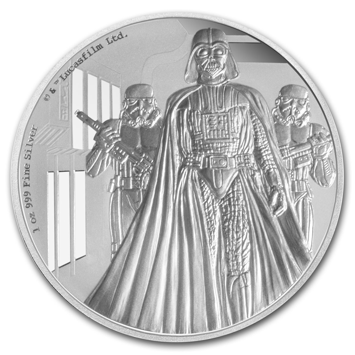 2016 $2 Star Wars: Darth Vader - Pure Silver Coin