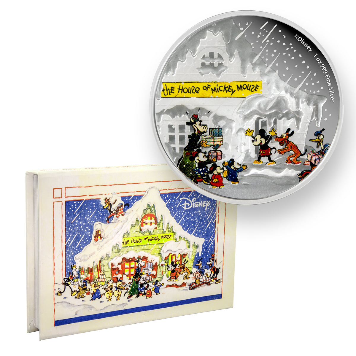 2015 $2 Disney: The House of Mickey Mouse - Pure Silver Coin