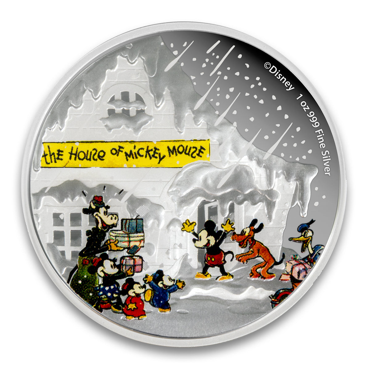2015 $2 Disney: The House of Mickey Mouse - Pure Silver Coin