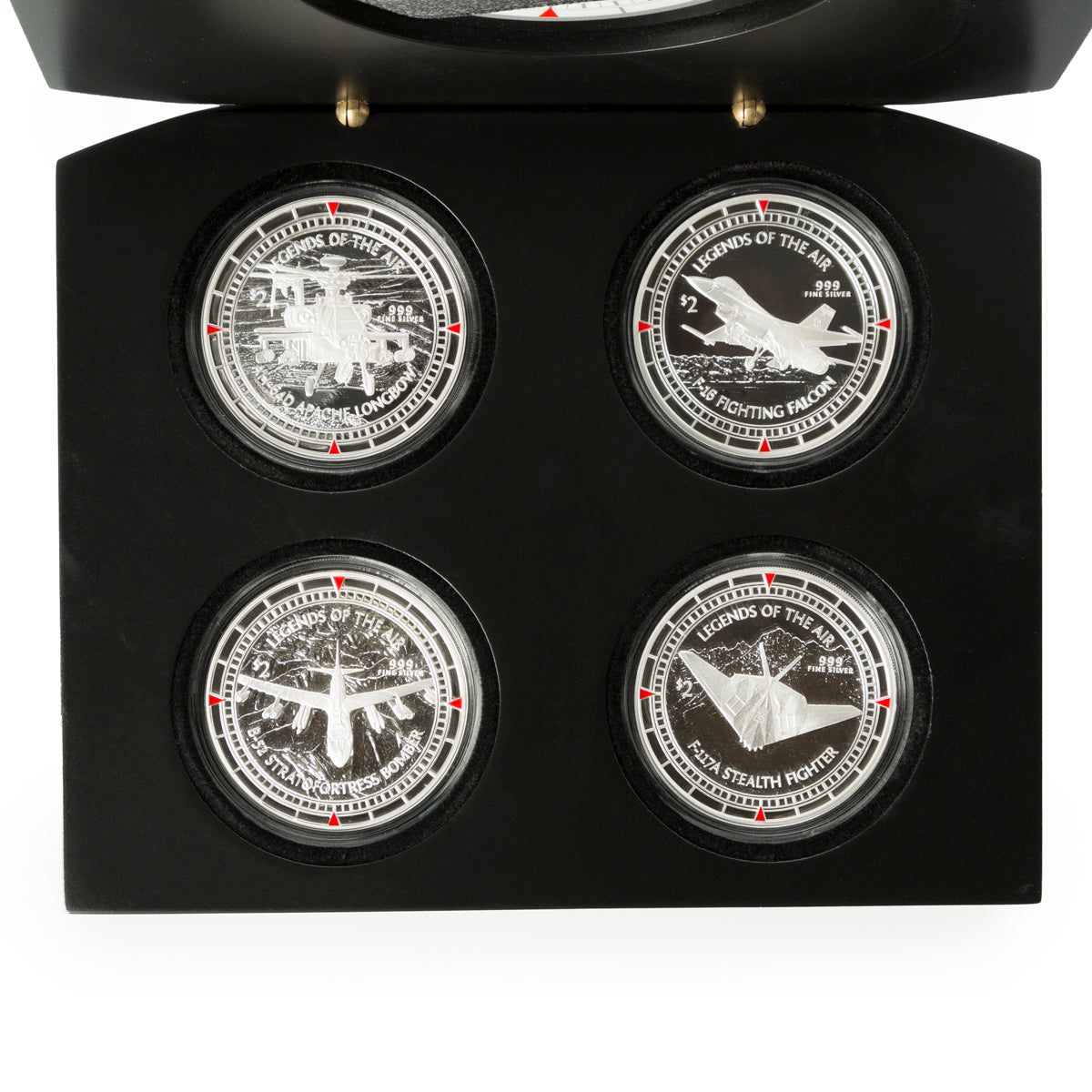 2011 $2 Legends of the Air - Pure Silver Coin Set