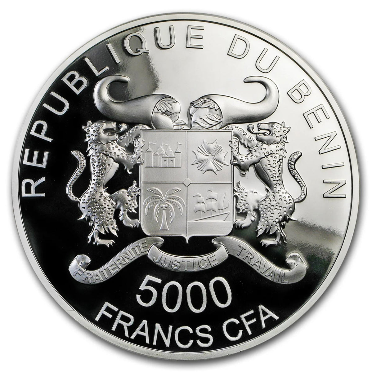 2018 5000 Francs Precious Nature: Crocodile - Pure Silver Coin