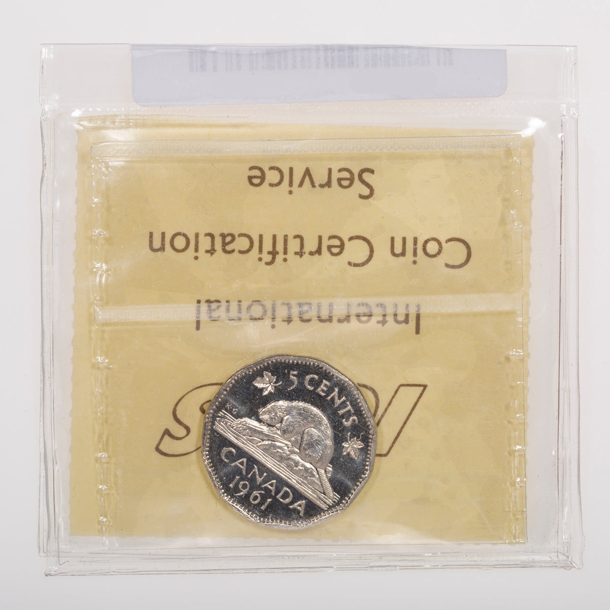 5 Cent 1961 ICCS MS-65