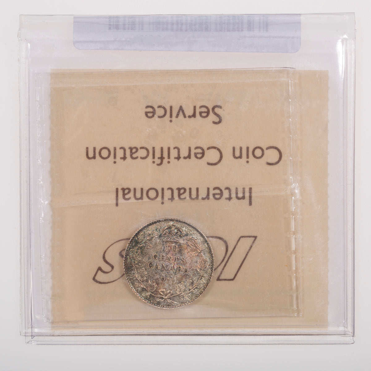 10 Cent 1911 ICCS MS-65