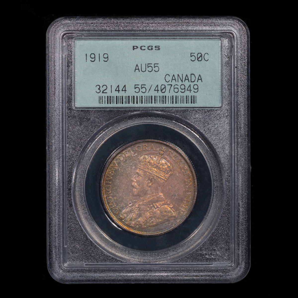 50 Cent 1919 PCGS AU-55