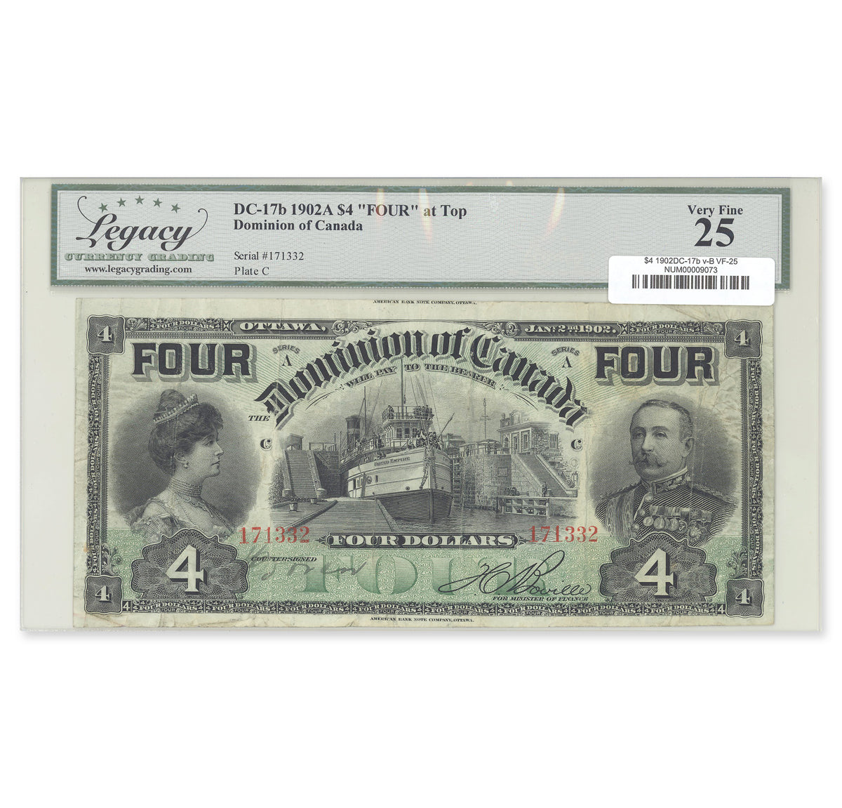 $4 1902A DC-17b various-Boville Legacy VF-25