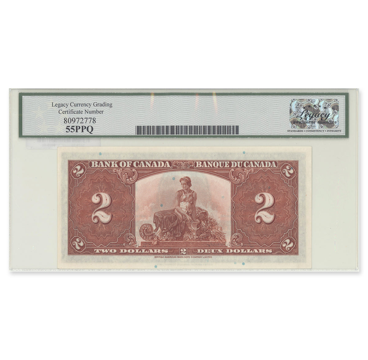 $2 1937 BC-22a Osborne-Towers Prefix B/B Legacy AU-55 PPQ