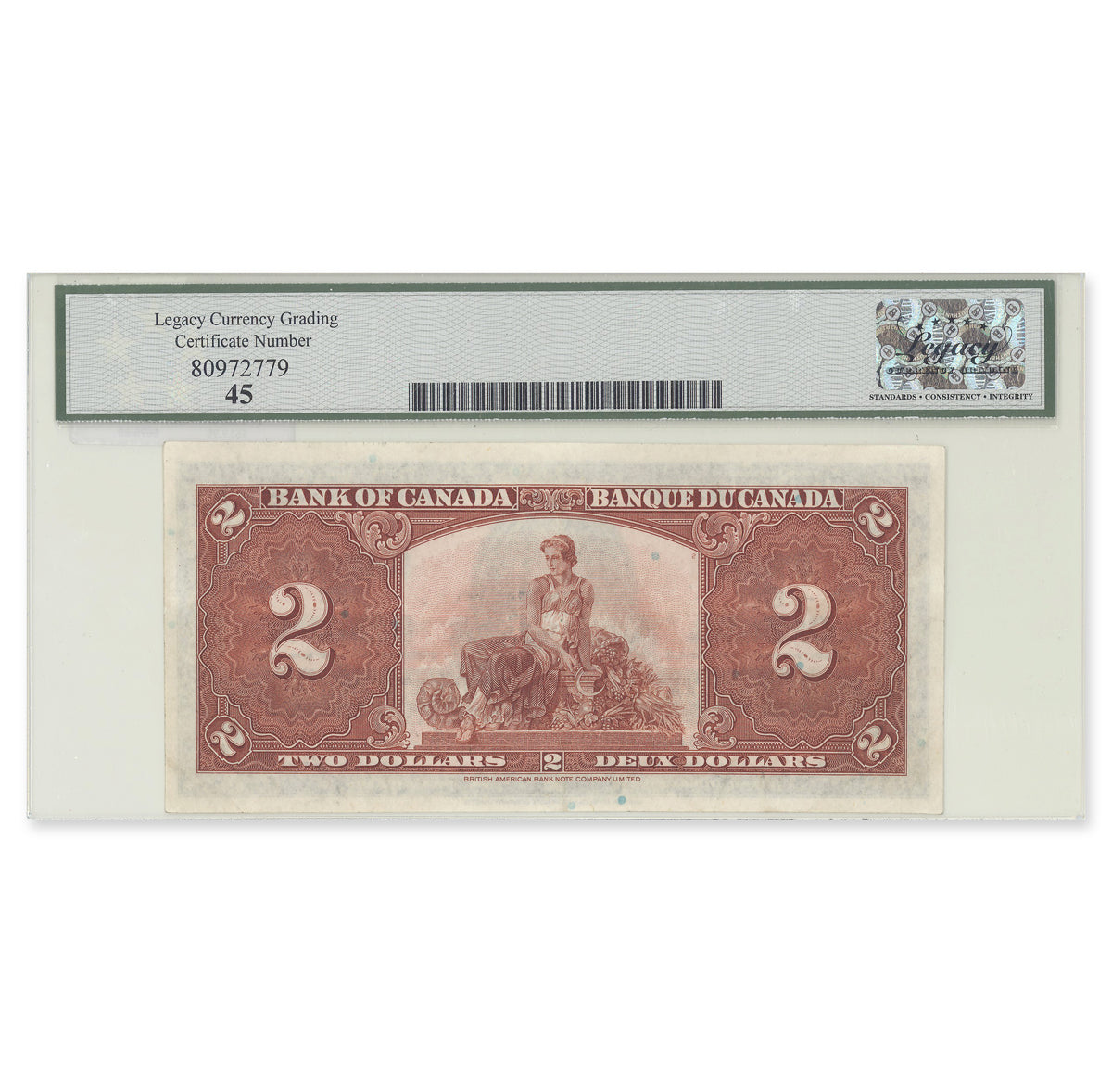 $2 1937 BC-22a Osborne-Towers Prefix A/B Legacy EF-45