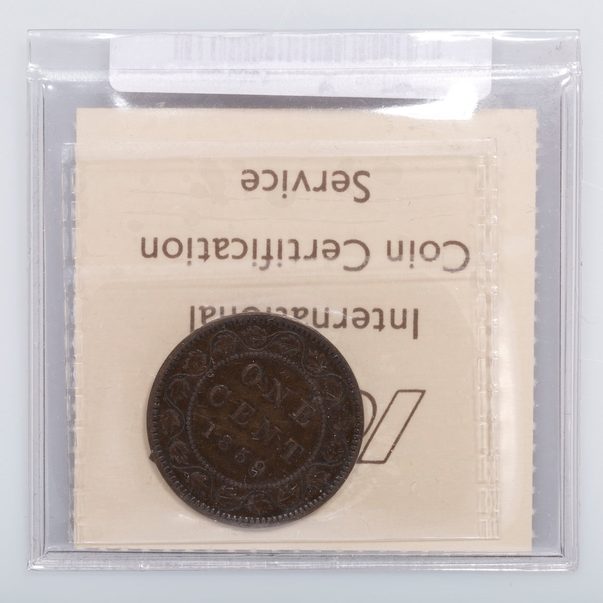 1 Cent 1859 W9/8 ICCS VF-20