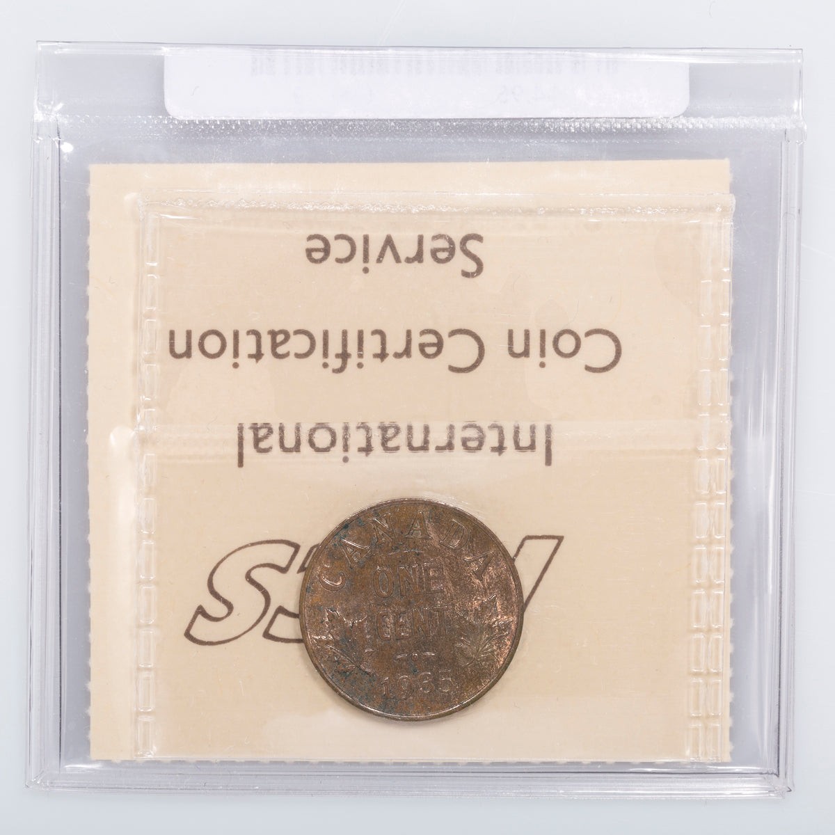 1 Cent 1935 ICCS MS-63 Red and Brown