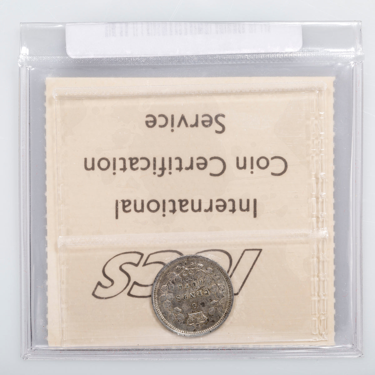 5 Cent 1872H ICCS VF-30