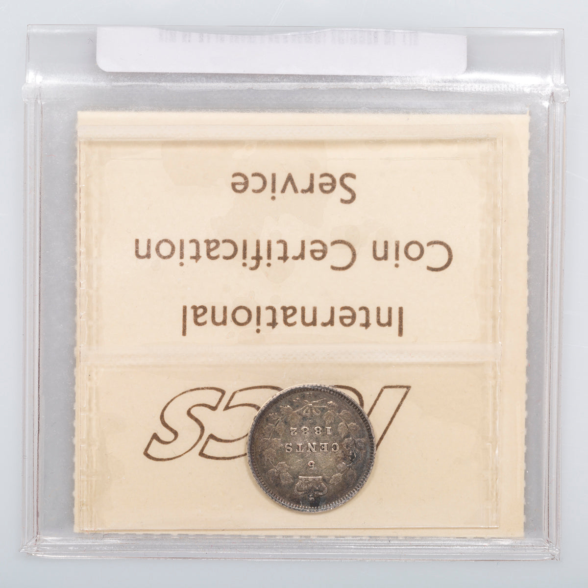 5 Cent 1882H ICCS VF-20