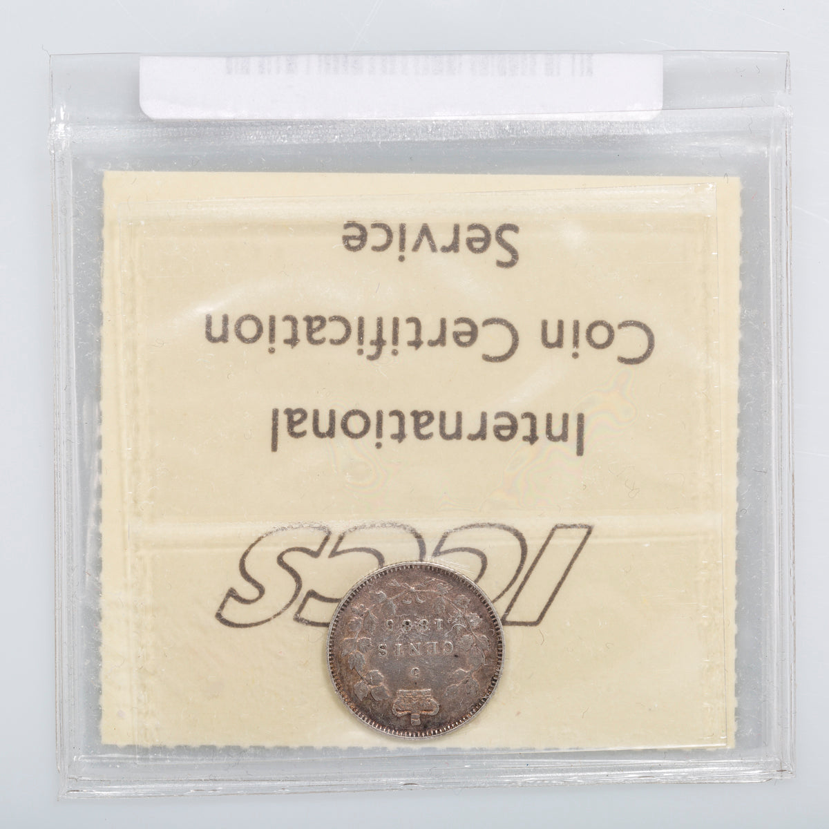 5 Cent 1885 Small 5 ICCS VF-20