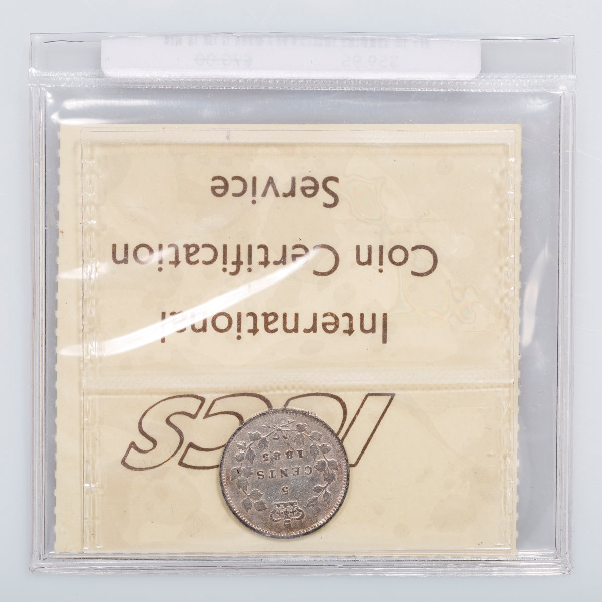 5 Cent 1885 Large 5 ICCS F-15