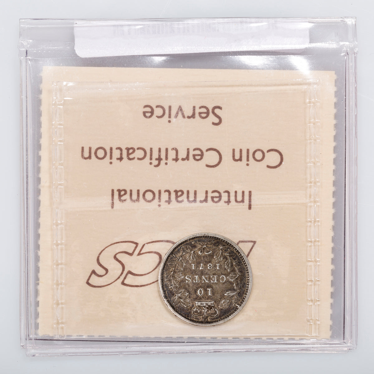 10 Cent 1871 ICCS VF-20