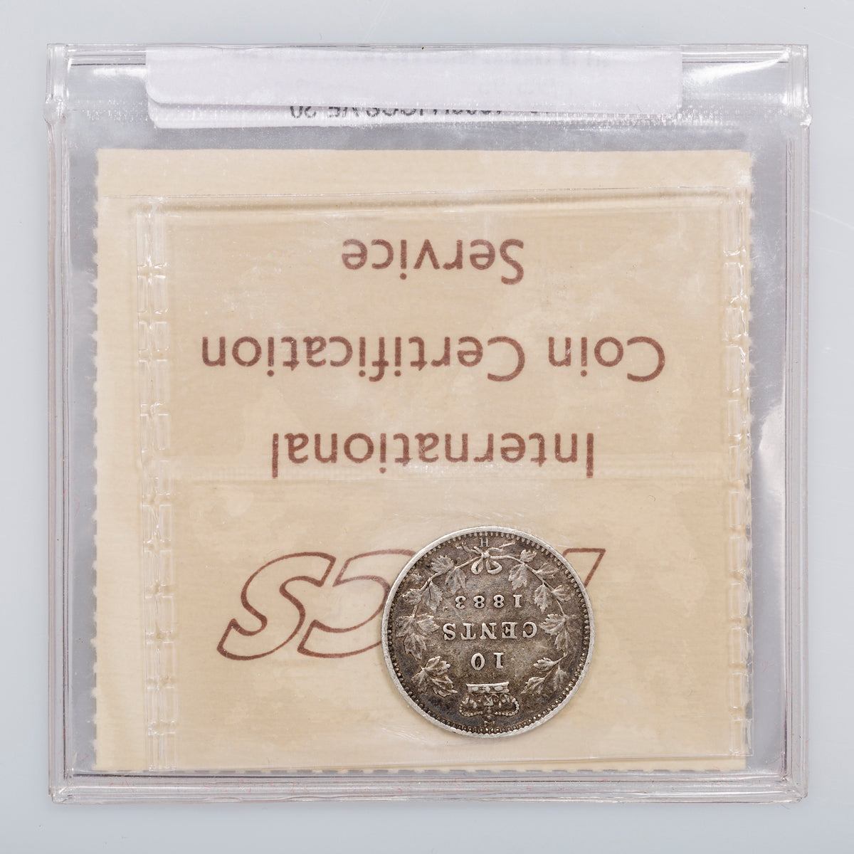 10 Cent 1883H ICCS VF-20