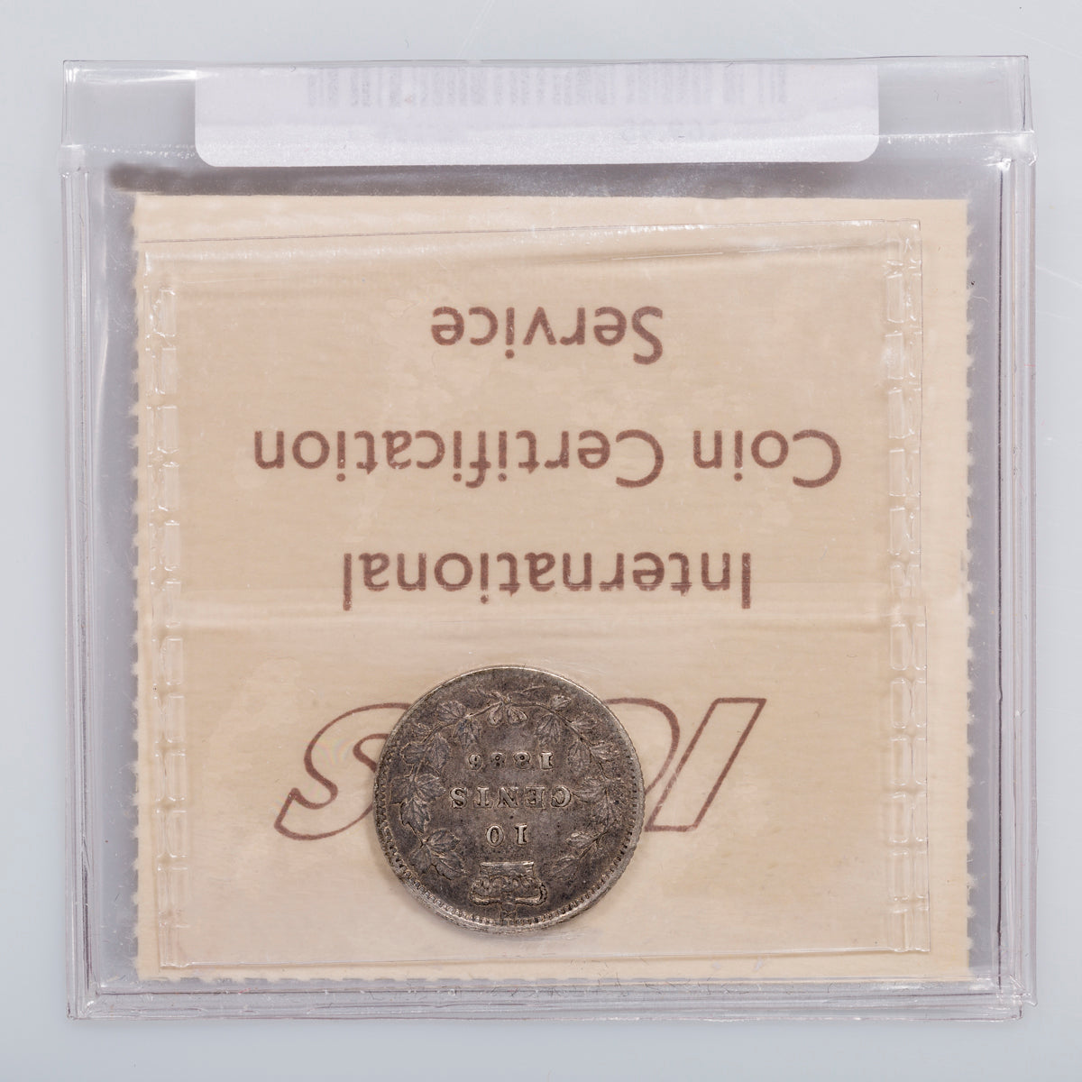 10 Cent 1886 Small 6 Obverse 5 ICCS VF-20