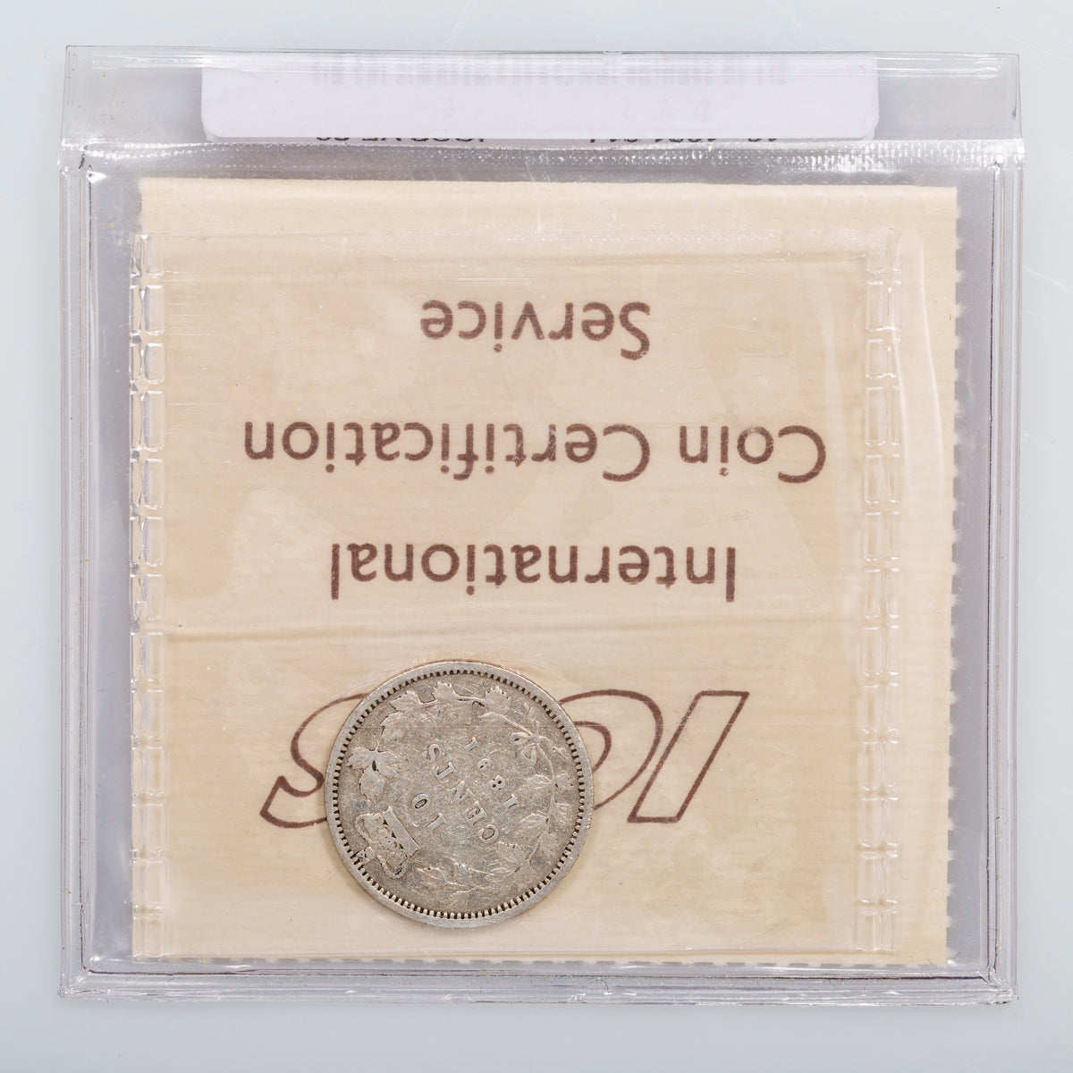 10 Cent 1891 21 Leaves ICCS VF-20