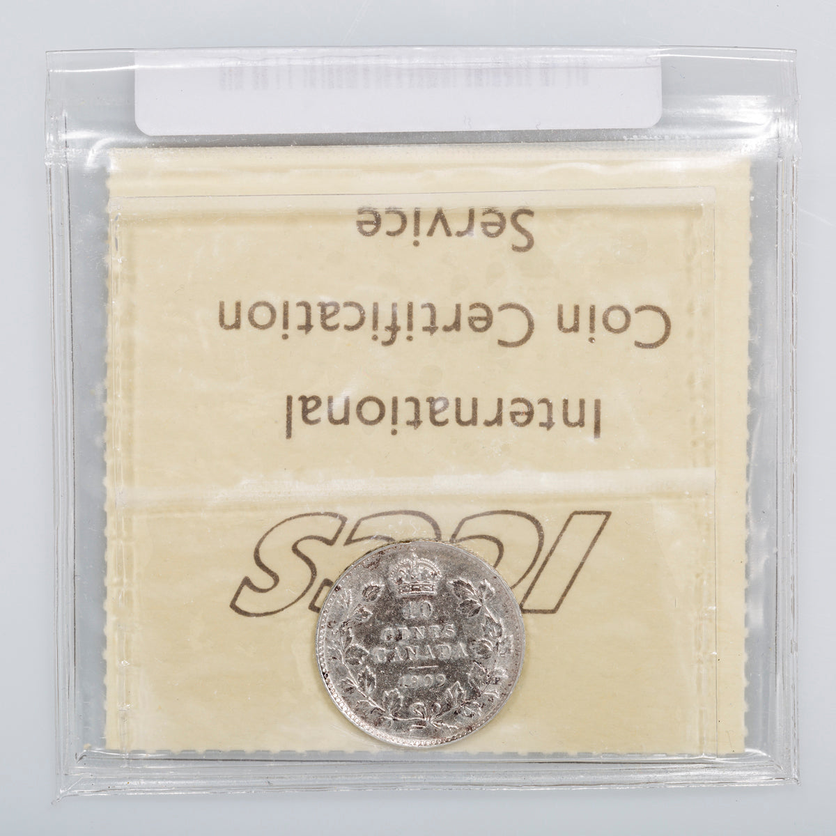 10 Cent 1909 Victorian Leaves ICCS EF-40