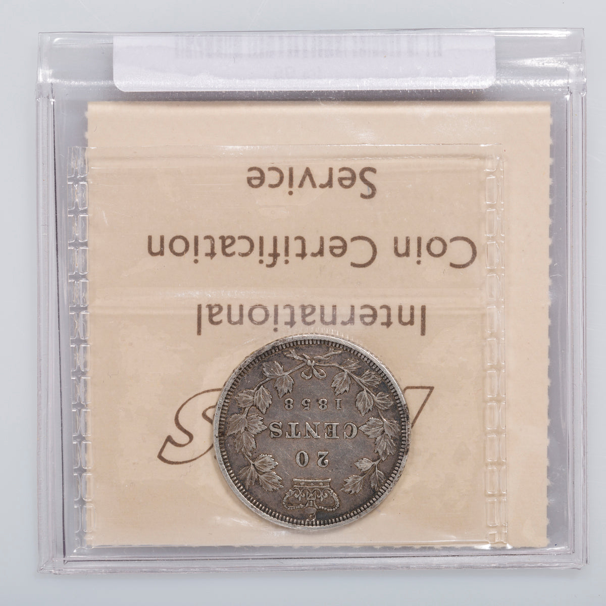 20 Cent 1858 ICCS VF-30