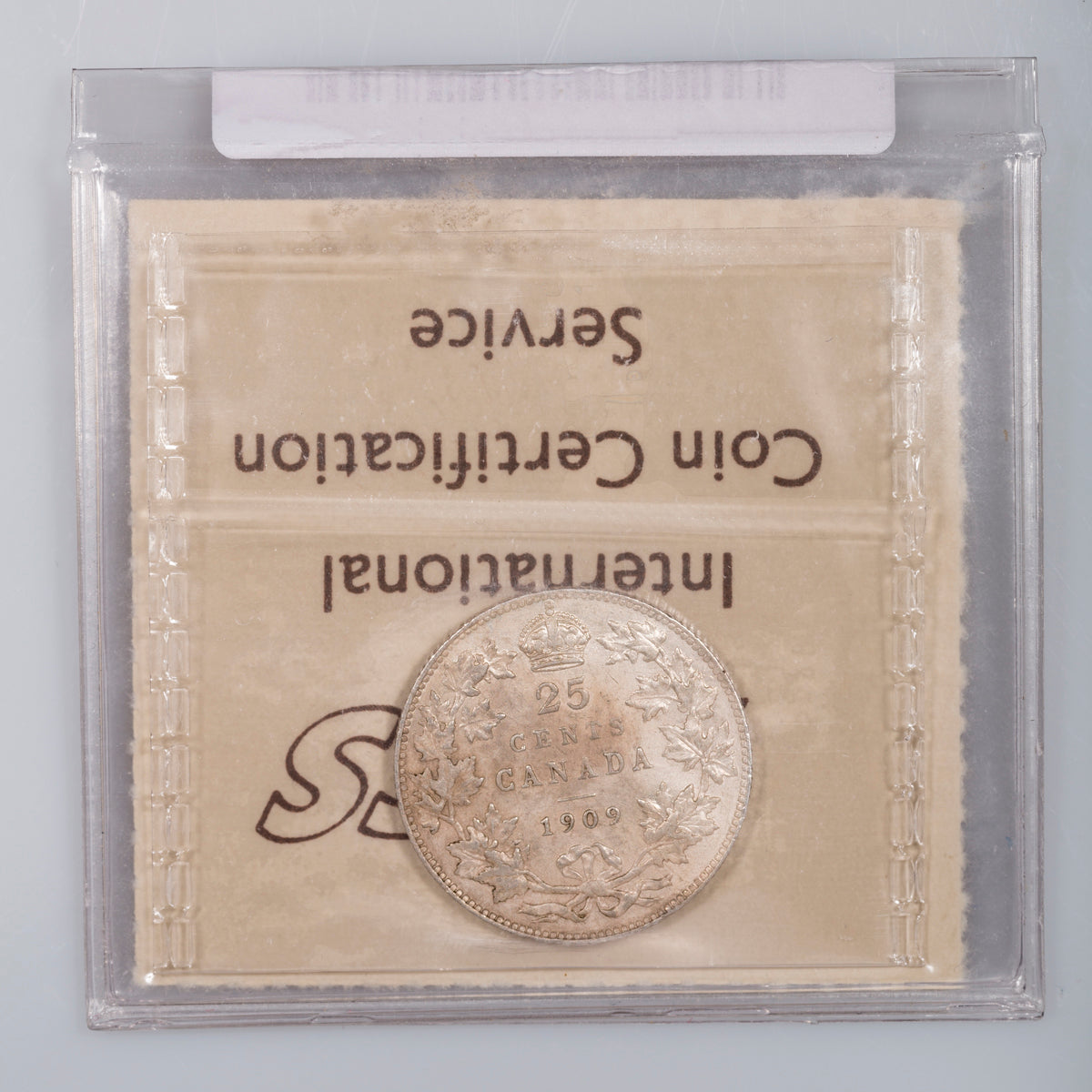 25 Cent 1909 ICCS EF-40