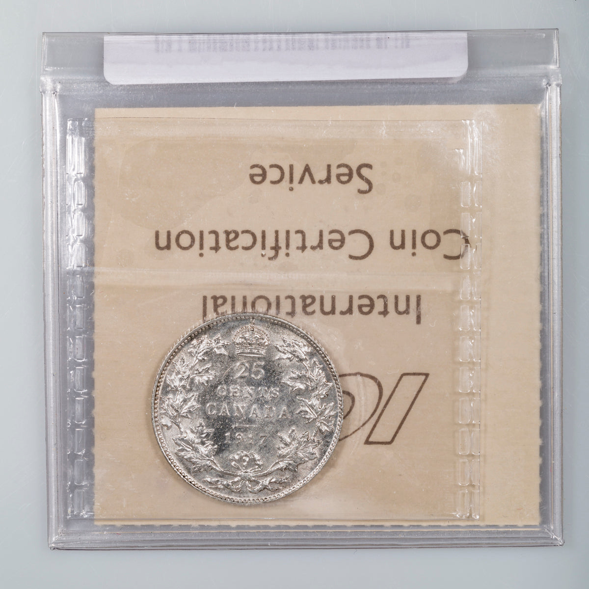 25 Cent 1917 ICCS EF-45