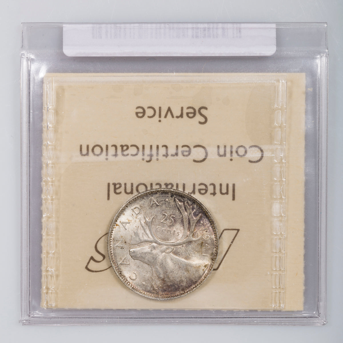 25 Cent 1941 ICCS MS-63