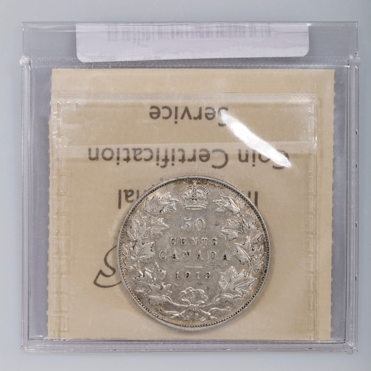 50 Cent 1912 ICCS VF-20