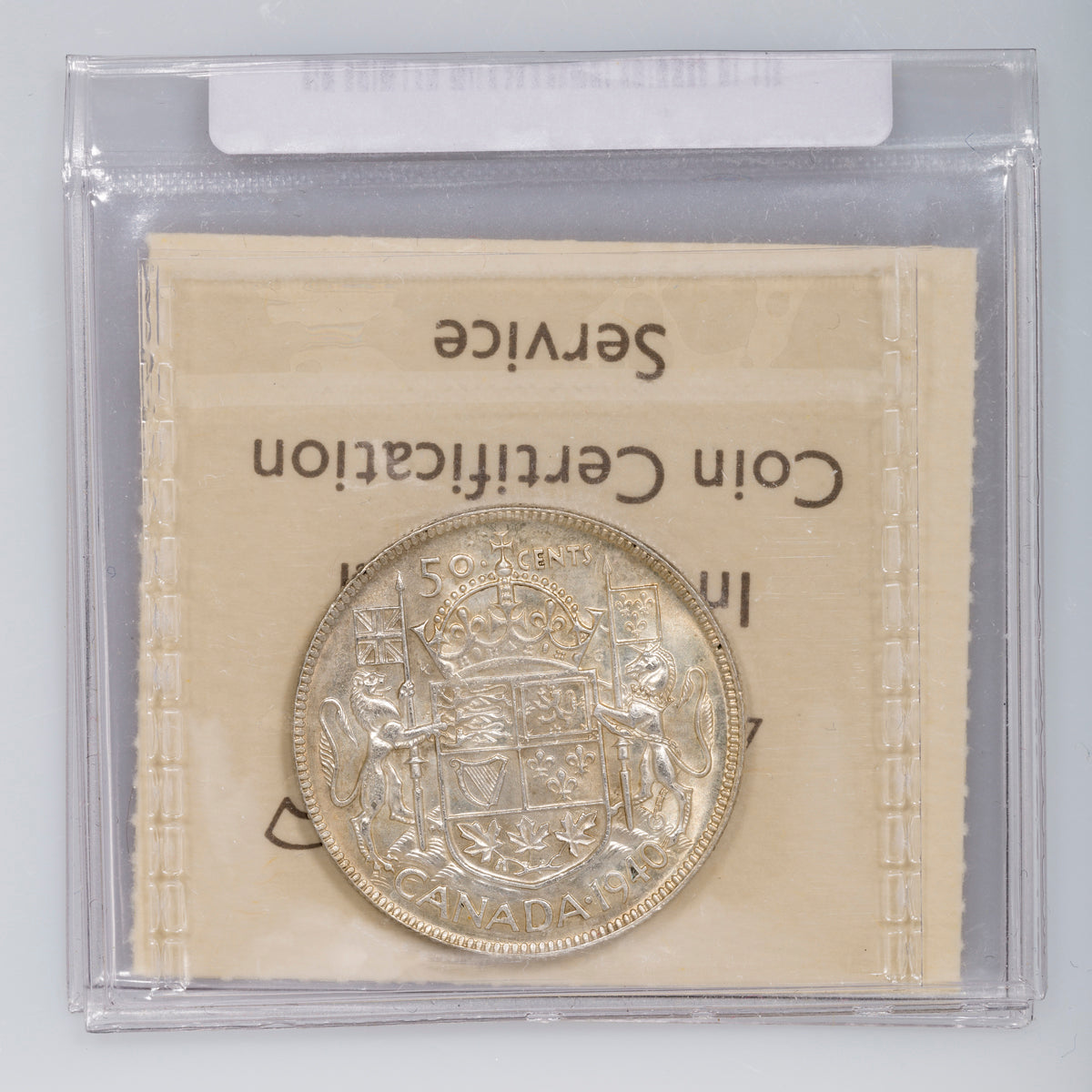 50 Cent 1940 ICCS MS-63