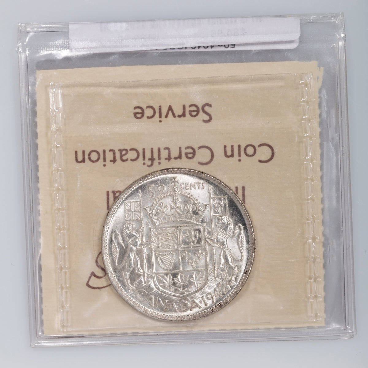 50 Cent 1942 ICCS MS-63