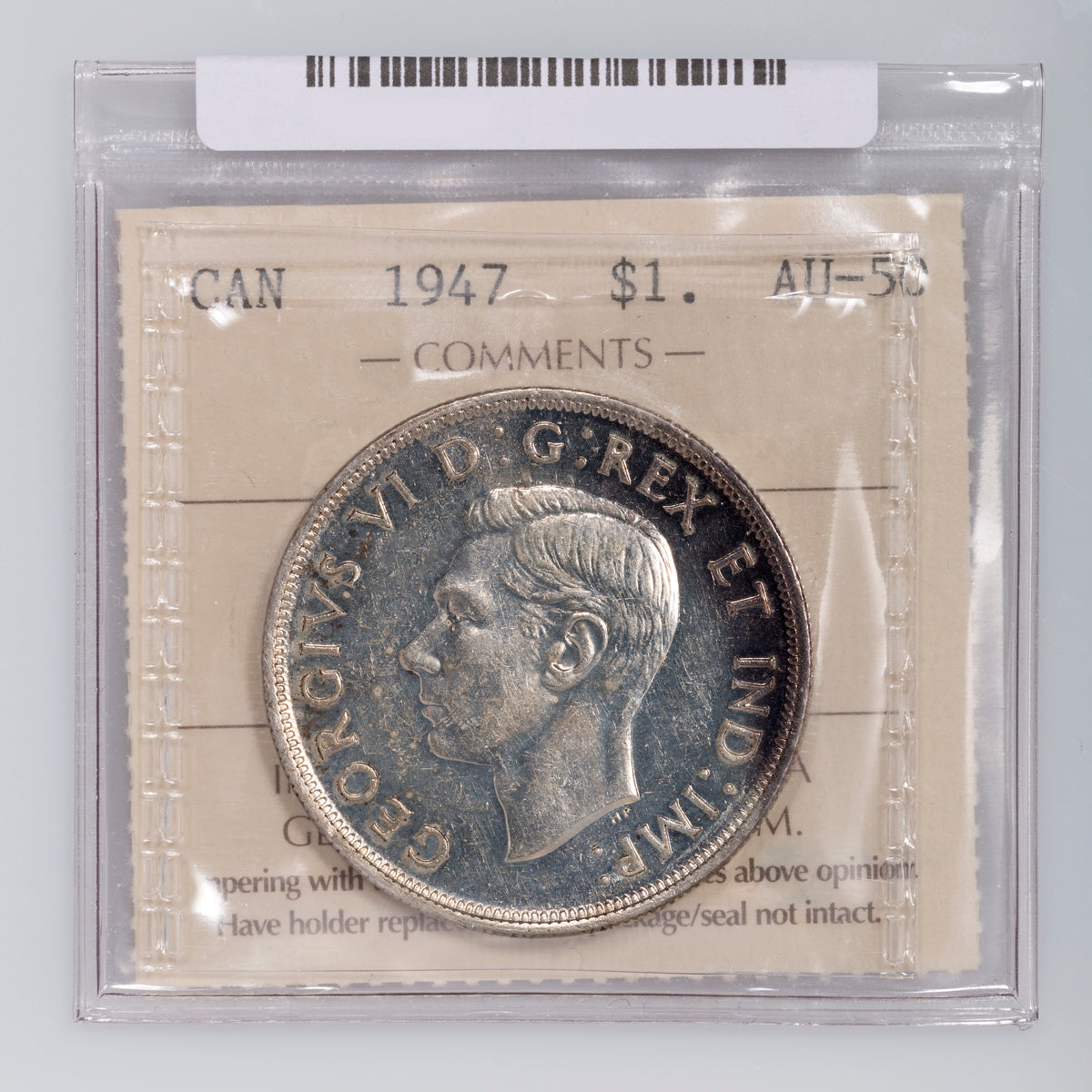 $1 1947 ML ICCS AU-50