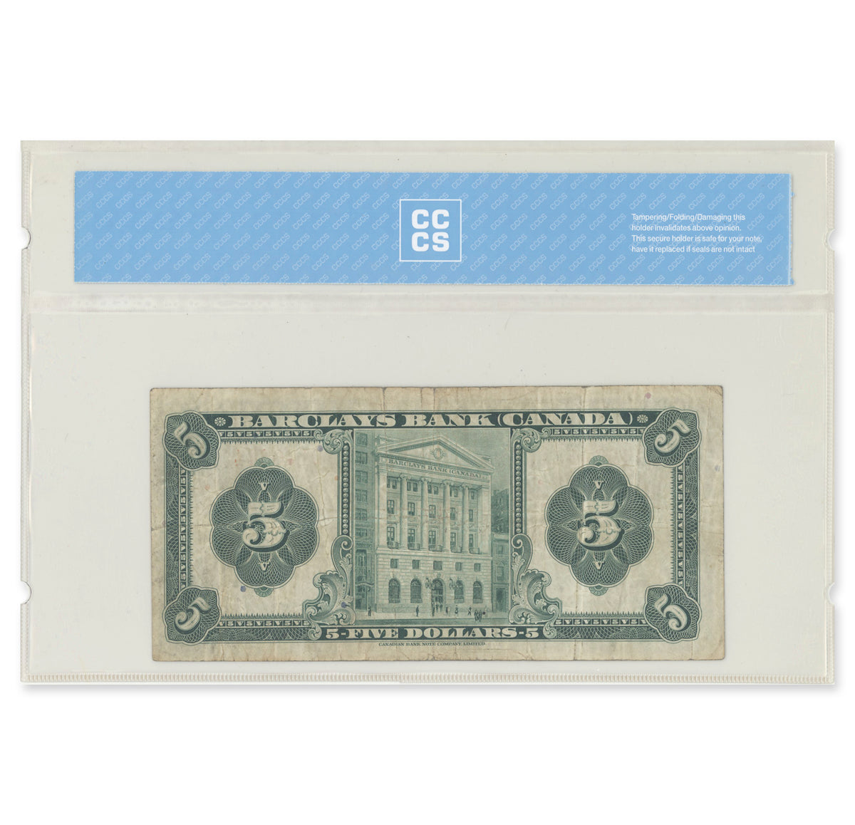 $5 1935 30-12-02 Barclays Bank Stevenson-Borden Prefix D CCCS VF-20