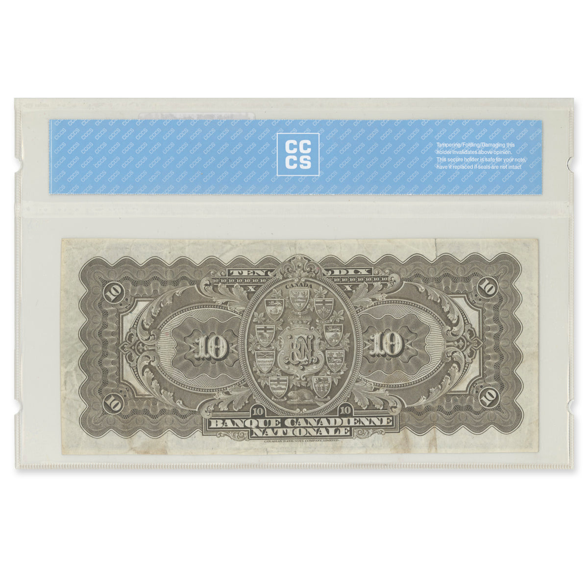 $10 1929 85-12-04 Banque Canadienne National Beique-Leman CCCS VF-25